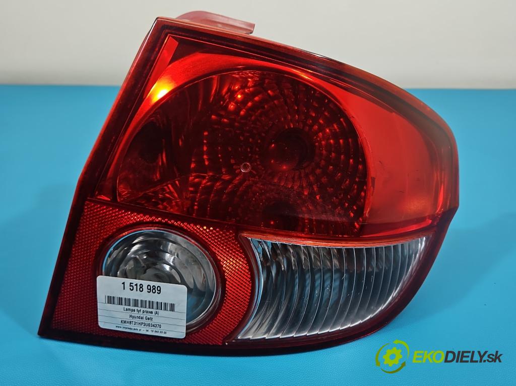 Hyundai Getz 1.3 12v 82 hp manual 60 kW 1341 cm3 3- světlo zadní pravé 92402-1CXXX (Klika dveří ostatní)
