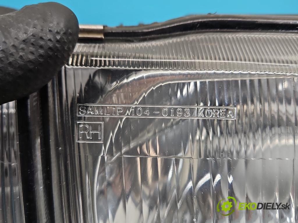 Daewoo Tico 0.8b 41 HP manual 30 kW 796 cm3 5- Reflektor: pravý  (Svetlo predné pravé)