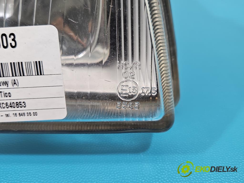 Daewoo Tico 0.8b 41 HP manual 30 kW 796 cm3 5- Reflektor: pravý  (Svetlo predné pravé)