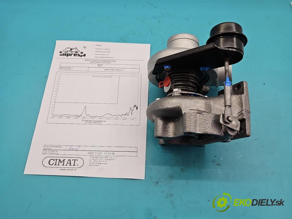 Iveco Daily II 1989-1999 2.5 td 101 hp manual 74 kW 2449 cm3 5- Turbodmychadlo repasováno 466974-10