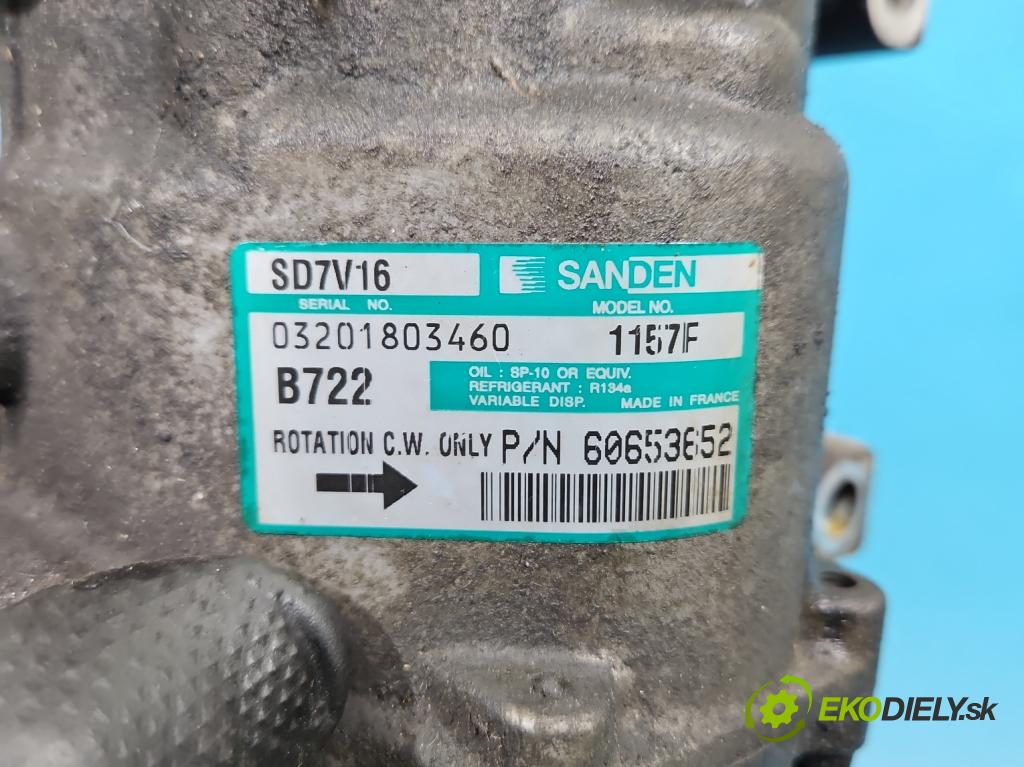 Alfa romeo 147 1.9 JTD 140 hp manual 103 kW 1910 cm3 5- Kompresor: klíma 1157F (Kompresor klimatizace)