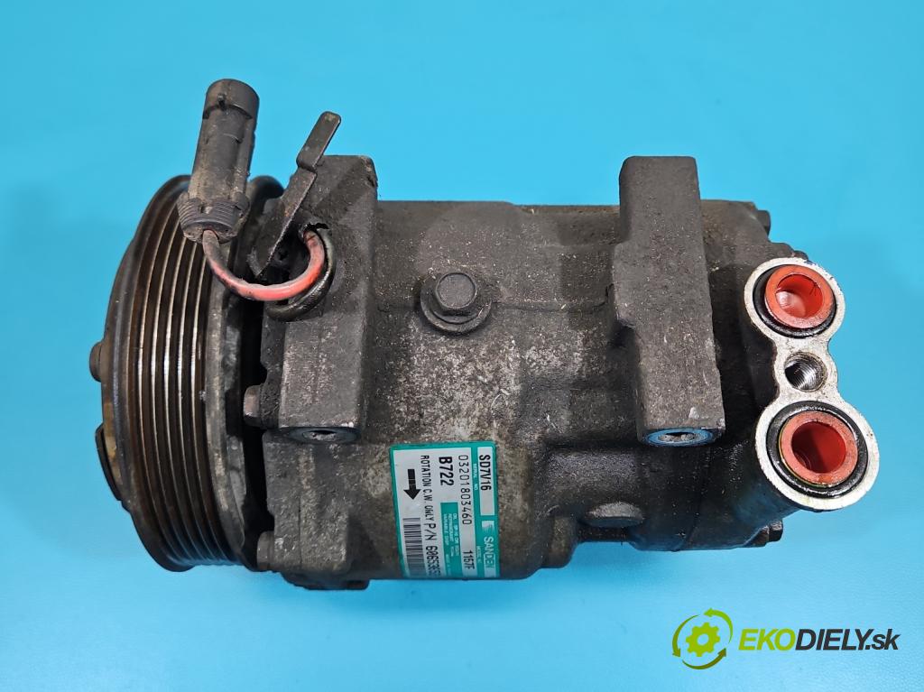 Alfa romeo 147 1.9 JTD 140 hp manual 103 kW 1910 cm3 5- Kompresor: klíma 1157F (Kompresor klimatizace)