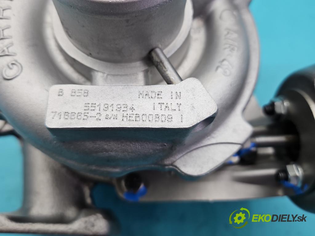 Alfa romeo 147 1.9 JTD 140 hp manual 103 kW 1910 cm3 5- Turbodmychadlo repasováno 716665-2