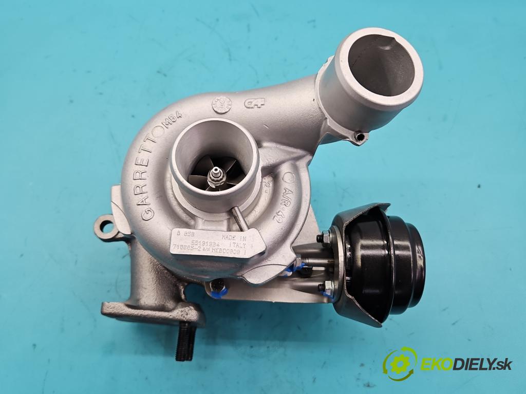 Alfa romeo 147 1.9 JTD 140 hp manual 103 kW 1910 cm3 5- Turbodmychadlo repasováno 716665-2