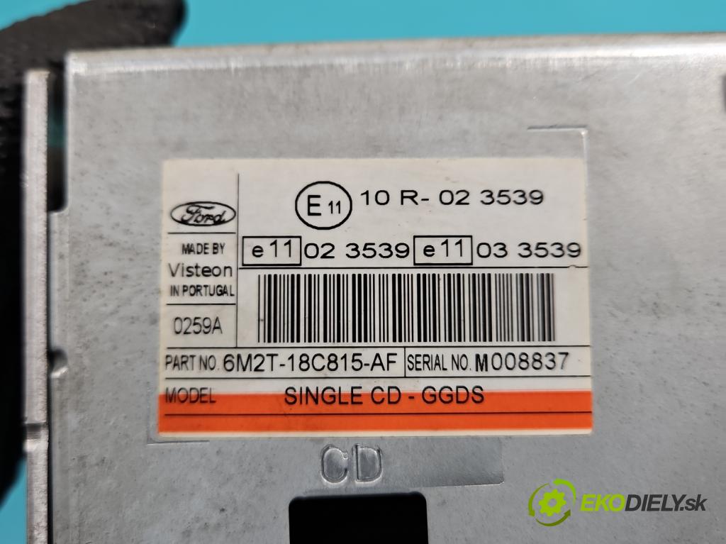 Ford Galaxy Mk2 2006-2015 2.0 TDCI 131 HP manual 96 kW 1997 cm3 5- Radio originál 6M2T-18C815-AF