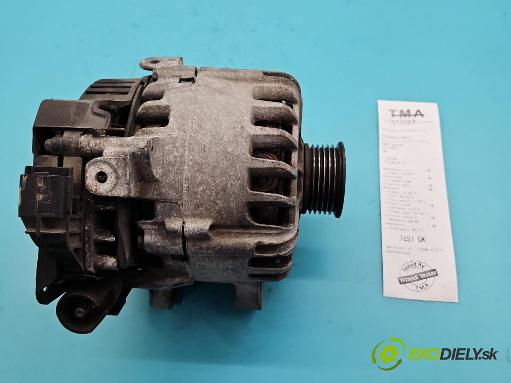 Citroen C3 II 2009-2016 1.6 hdi 92 HP manual 68 kW 1560 cm3 5- Alternator 9675753680 (Alternátor)