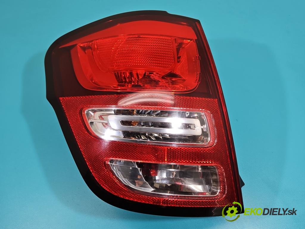 Citroen C3 II 2009-2016 1.6 hdi 92 hp manual 68 kW 1560 cm3 5- světlo zadní levé 9673805480 (Klika dveří ostatní)