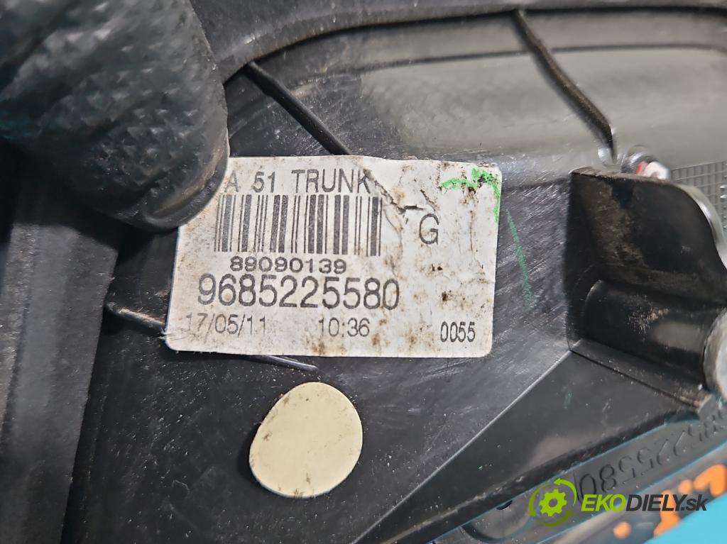 Citroen C3 II 2009-2016 1.6 hdi 92 hp manual 68 kW 1560 cm3 5- světlo zadní levé 9685225580 (Klika dveří ostatní)
