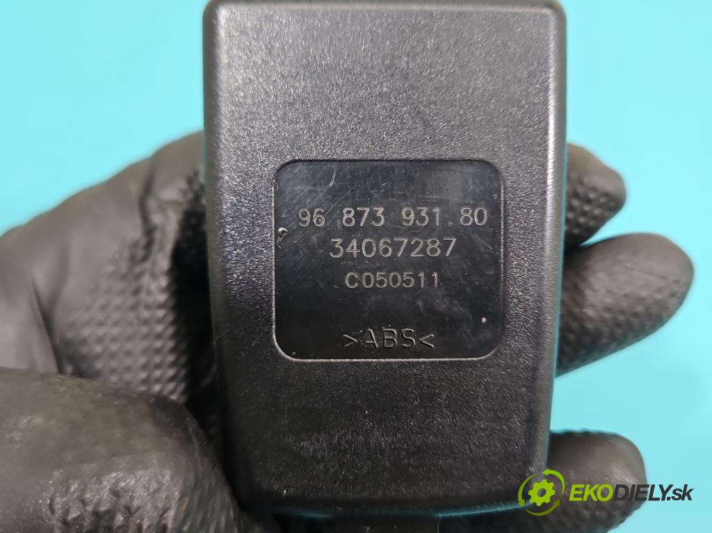 Citroen C3 II 2009-2016 1.6 hdi 92 HP manual 68 kW 1560 cm3 5- pas bezpečnosť: predné pravý 9687393180