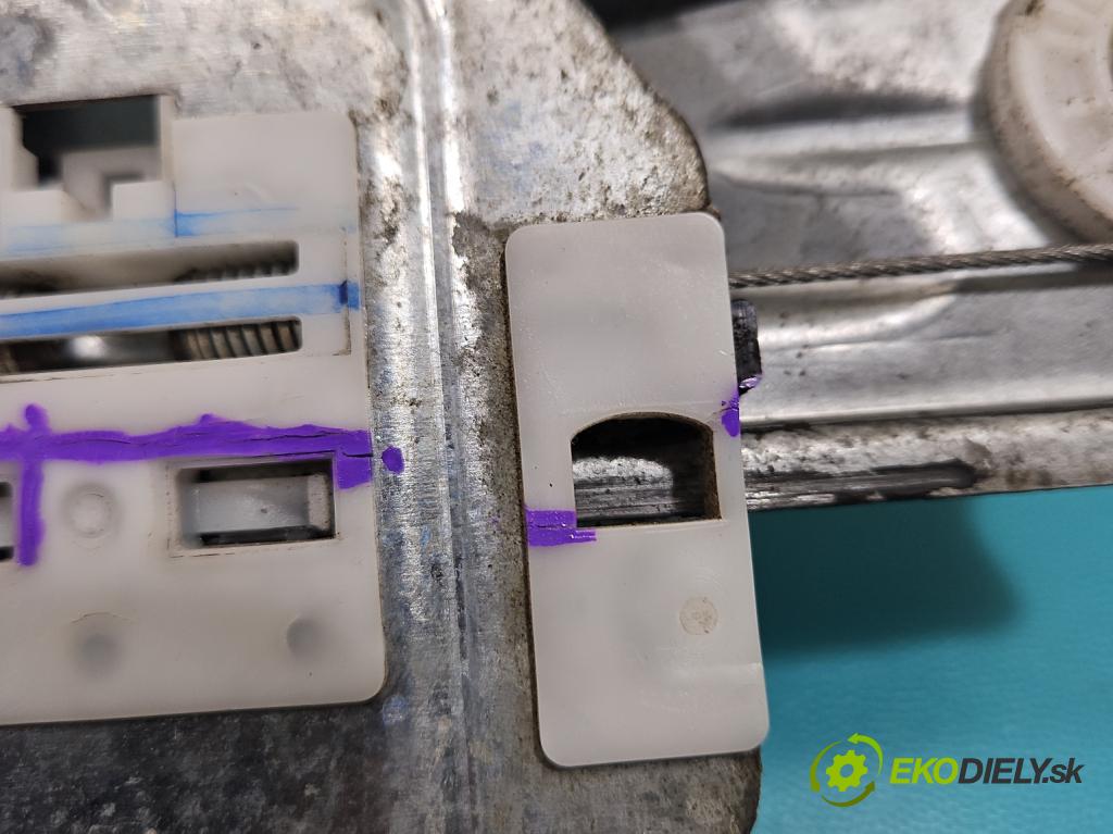 Citroen C3 II 2009-2016 1.6 hdi 92 HP manual 68 kW 1560 cm3 5- mechanizmus okna predné pravý