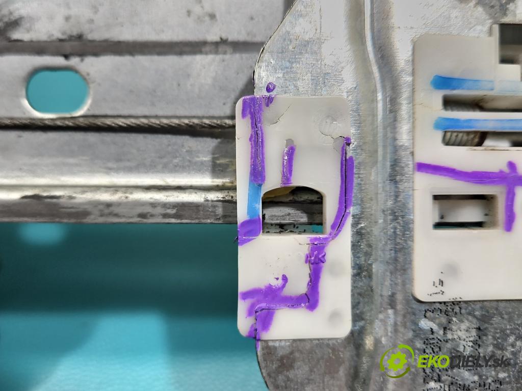 Citroen C3 II 2009-2016 1.6 hdi 92 HP manual 68 kW 1560 cm3 5- mechanizmus okna predné pravý