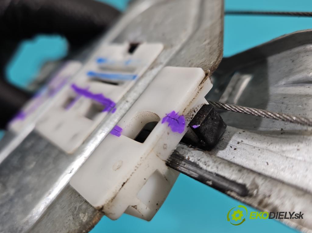 Citroen C3 II 2009-2016 1.6 hdi 92 HP manual 68 kW 1560 cm3 5- mechanizmus okna predné pravý