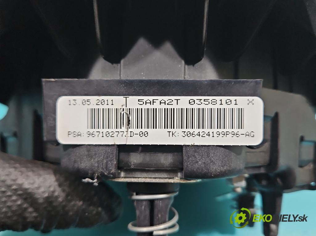 Citroen C3 II 2009-2016 1.6 hdi 92 hp manual 68 kW 1560 cm3 5- Polštář: vzduch: Řidič: 96710277ZD (Airbag)