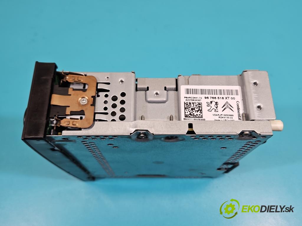 Citroen C3 II 2009-2016 1.6 hdi 92 HP manual 68 kW 1560 cm3 5- Radio originál 96766518XT