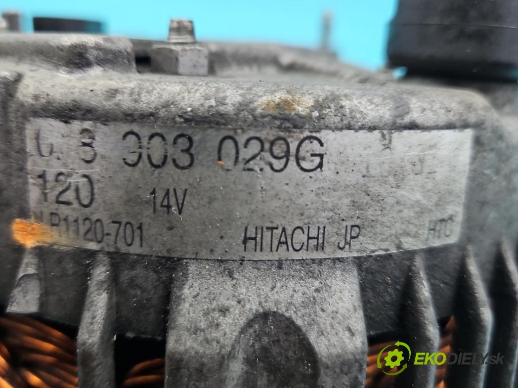 Vw Bora 1.9 tdi 90 HP manual 66 kW 1896 cm3 4- Alternator 028903029G (Alternátor)