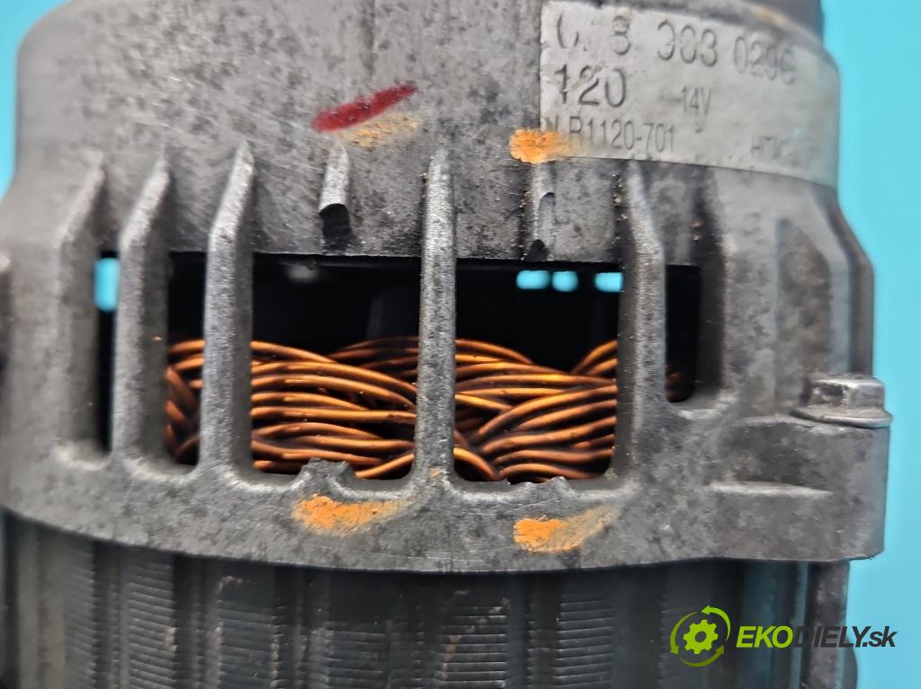 Vw Bora 1.9 tdi 90 HP manual 66 kW 1896 cm3 4- Alternator 028903029G (Alternátor)