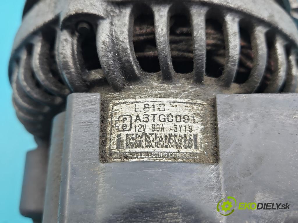 Mazda 6 I GG 2002-2007 2.3 16V 166 HP manual 122 kW 2261 cm3 4- Alternator A3TG0091 (Alternátor)