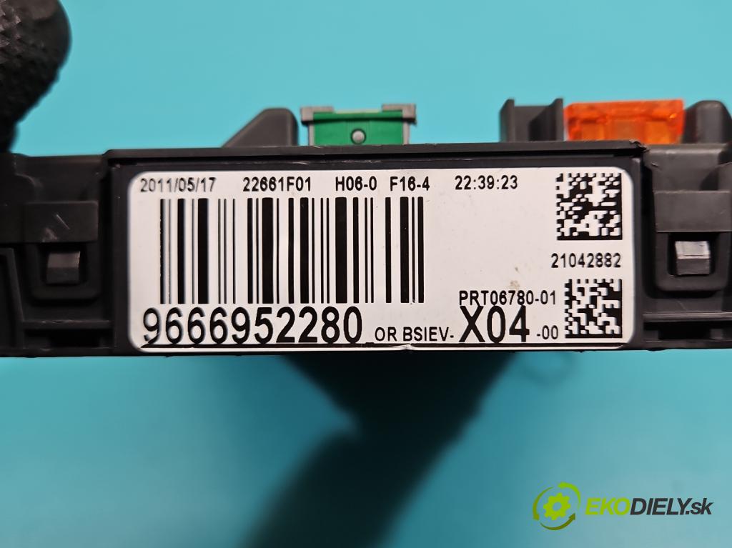 Citroen C3 II 2009-2016 1.6 hdi 92 HP manual 68 kW 1560 cm3 5- riadiaca jednotka ostatné 9666952280