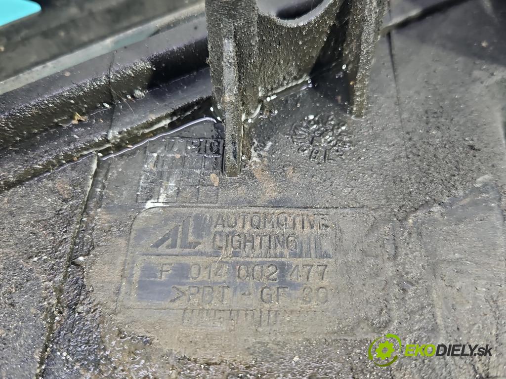 Mazda 6 I GG 2002-2007 2.3 16V 166 HP manual 122 kW 2261 cm3 4- Reflektor: pravý  (Svetlo predné pravé)