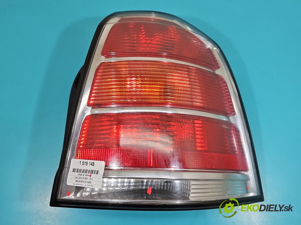 Opel Zafira B 2005-2014 1.9 CDTI 101 hp manual 74 kW 1910 cm3 5- světlo zadní pravé 24451843 (Klika dveří ostatní)