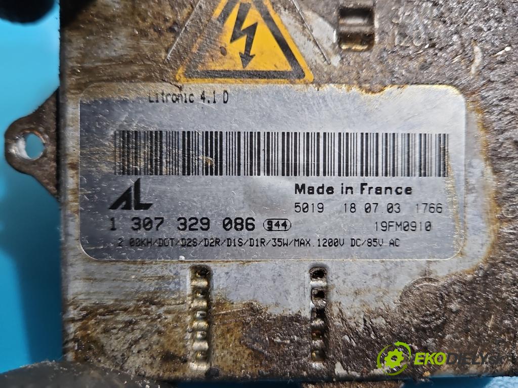 Mazda 6 I GG 2002-2007 2.3 16V 166 HP manual 122 kW 2261 cm3 4- střídač: xenon 1307329086 (Riadiaca jednotka xenónu)