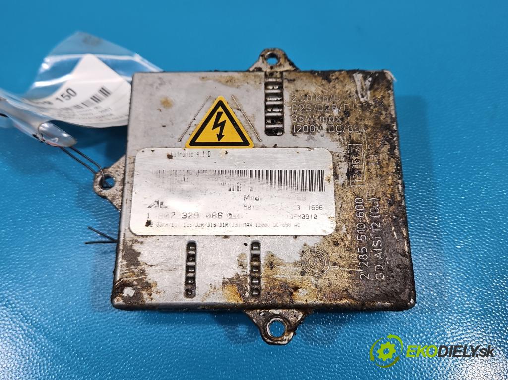 Mazda 6 I GG 2002-2007 2.3 16V 166 HP manual 122 kW 2261 cm3 4- střídač: xenon 1307329086 (Riadiaca jednotka xenónu)