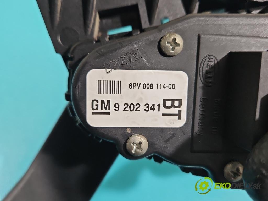 Opel Zafira B 2005-2014 1.9 CDTI 101 HP manual 74 kW 1910 cm3 5- pedal plyn potenciometr: 9202341