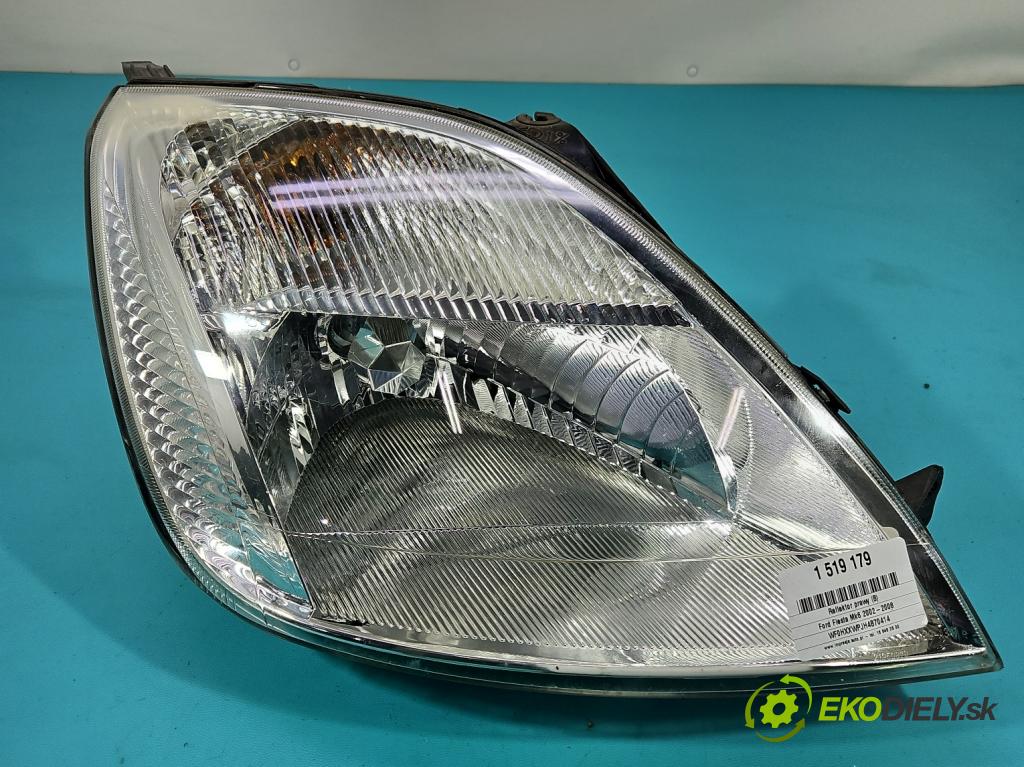 Ford Fiesta Mk6 2002-2008 1.4 16V 80 HP manual 59 kW 1388 cm3 5- Reflektor: pravý  (Svetlo predné pravé)