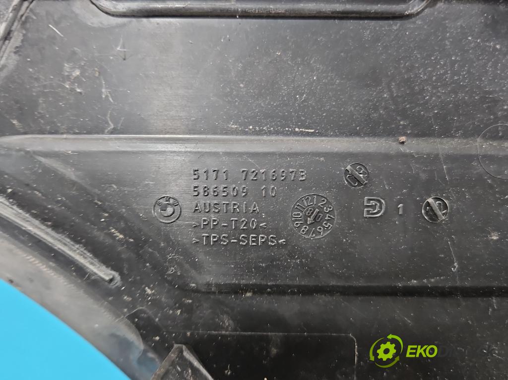 Bmw 7 F01 2008-2015 3.0d 245KM automatic 180 kW 2993 cm3 4- torpédo 7184563 (Torpédo (plast pod čelným sklom))