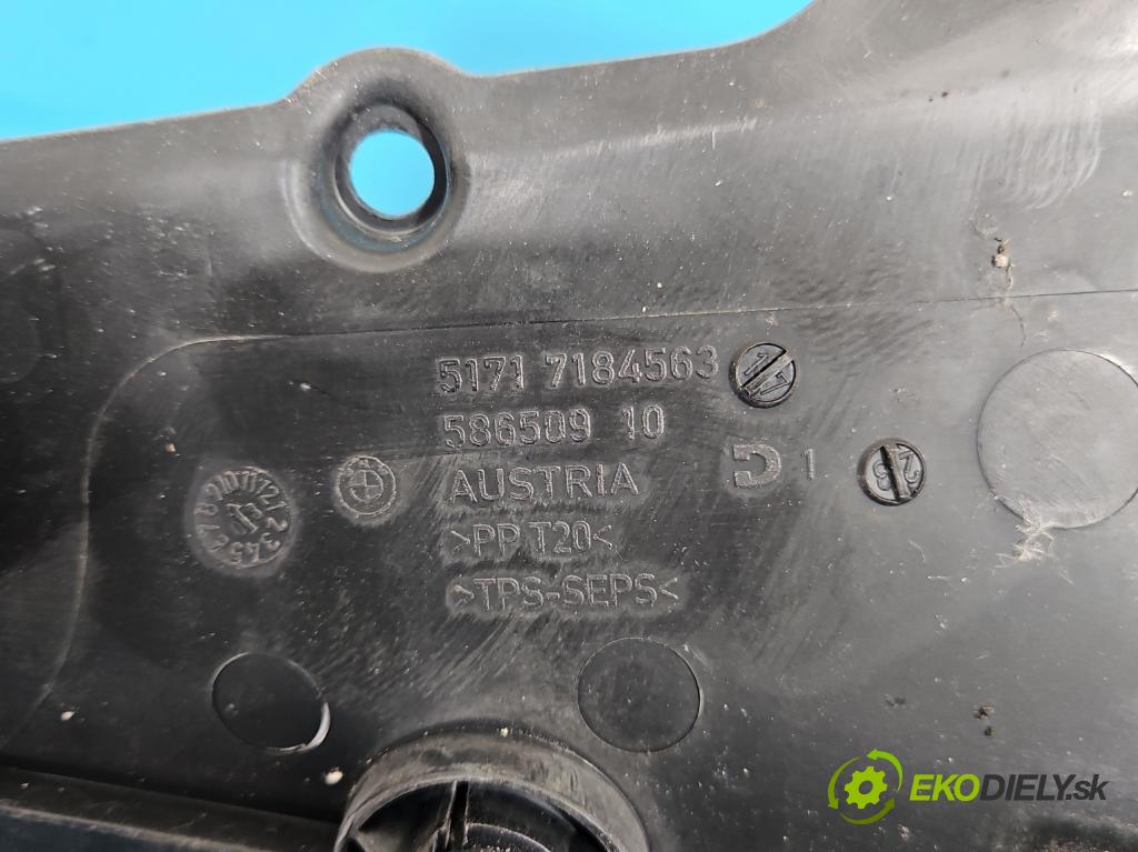 Bmw 7 F01 2008-2015 3.0d 245KM automatic 180 kW 2993 cm3 4- torpédo 7184563 (Torpédo (plast pod čelným sklom))