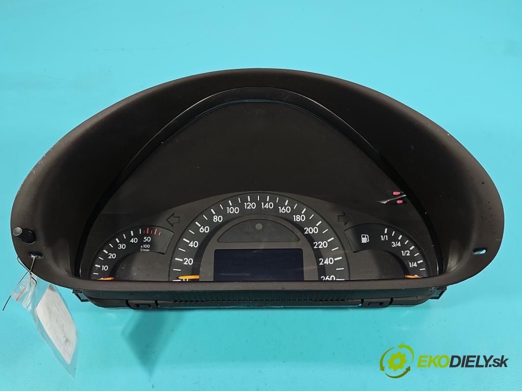 Mercedes C W203 2000-2007 2.2 CDI 116 HP manual 85 kW 2148 cm3 4- prístrojovka/ budíky A2035403911 (Prístrojová doska)