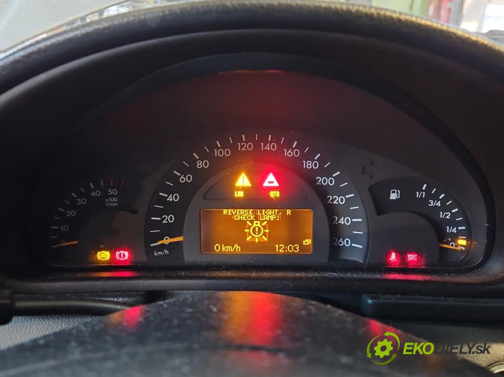 Mercedes C W203 2000-2007 2.2 CDI 116 HP manual 85 kW 2148 cm3 4- prístrojovka/ budíky A2035403911 (Prístrojová doska)