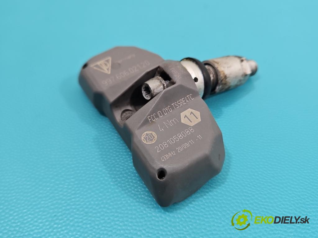 Porsche Panamera I 970 2009-2016 3.0 v6 420hp automatic 309 kW 2997 cm3 5- snímač tlaku pneumatika 99760602120 (Snímač tlaku v pneumatice)