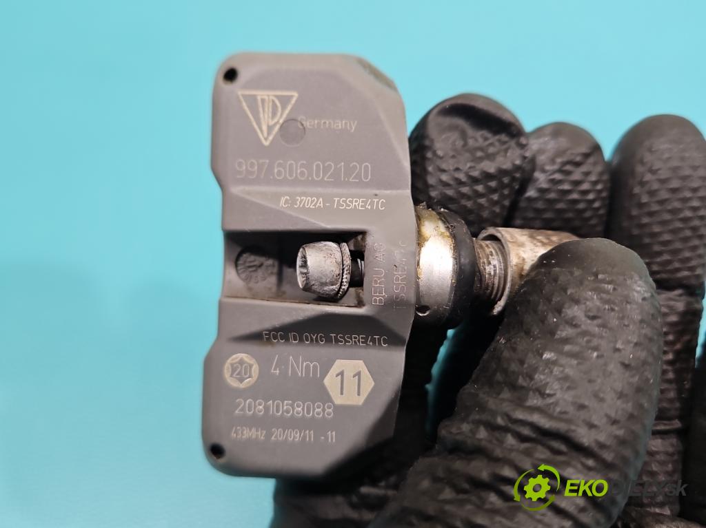 Porsche Panamera I 970 2009-2016 3.0 v6 420hp automatic 309 kW 2997 cm3 5- snímač tlaku pneumatika 99760602120 (Snímač tlaku v pneumatice)