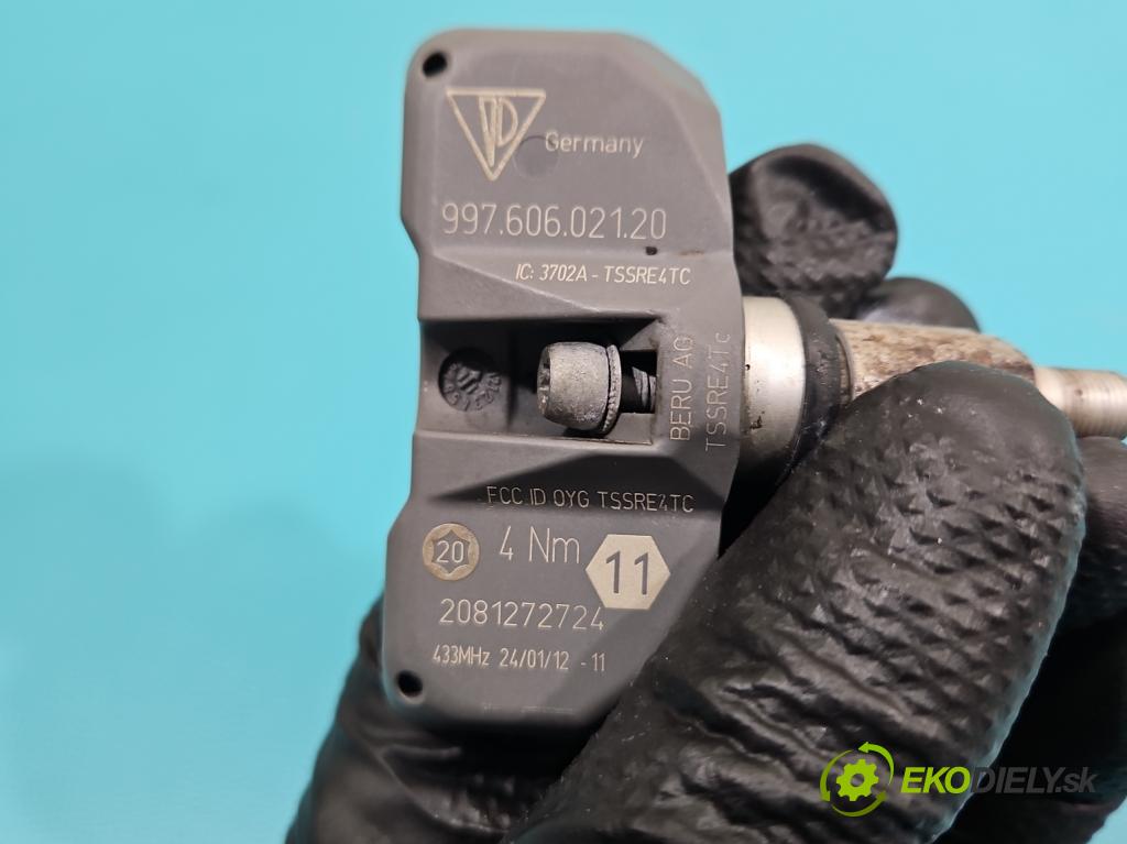 Porsche Panamera I 970 2009-2016 3.0 v6 420hp automatic 309 kW 2997 cm3 5- snímač tlaku pneumatika 99760602120 (Snímač tlaku v pneumatice)