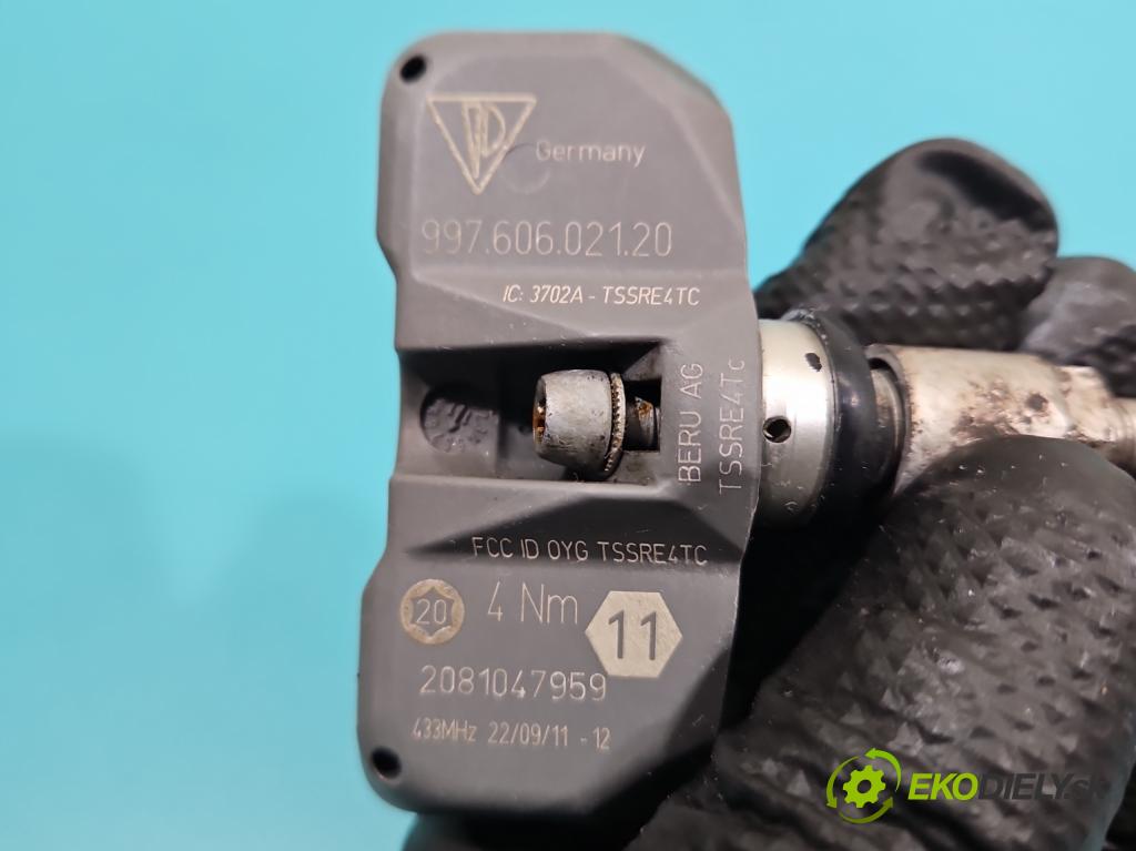 Porsche Panamera I 970 2009-2016 3.0 v6 420hp automatic 309 kW 2997 cm3 5- snímač tlaku pneumatika 99760602120 (Snímač tlaku v pneumatice)