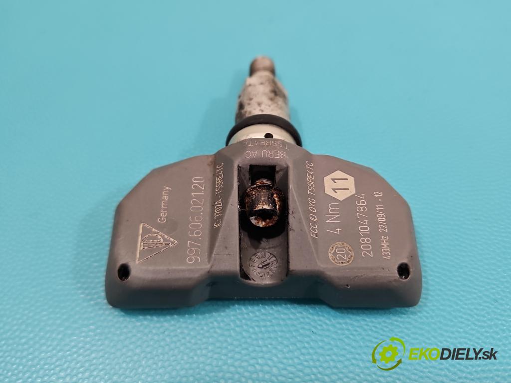 Porsche Panamera I 970 2009-2016 3.0 v6 420hp automatic 309 kW 2997 cm3 5- snímač tlaku pneumatika 99760602120 (Snímač tlaku v pneumatice)