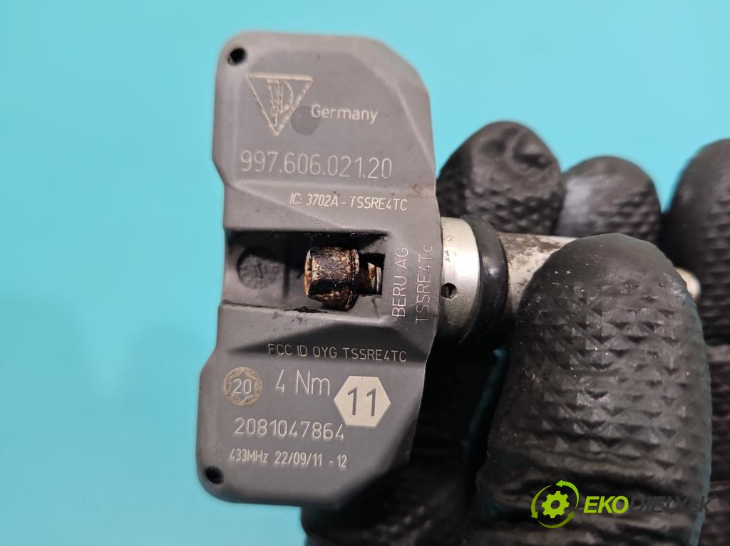 Porsche Panamera I 970 2009-2016 3.0 v6 420hp automatic 309 kW 2997 cm3 5- snímač tlaku pneumatika 99760602120 (Snímač tlaku v pneumatice)