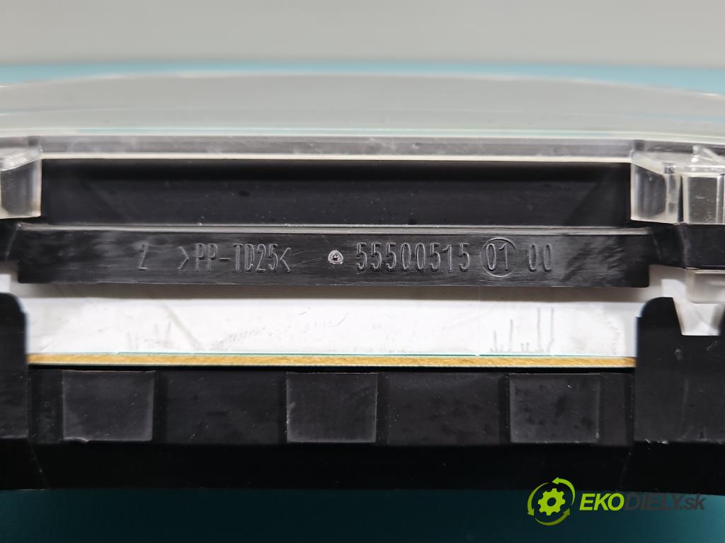 Fiat Punto Grande 1.3 JTD 90 HP manual 66 kW 1248 cm3 3- prístrojovka/ budíky 55500515 (Prístrojová doska)