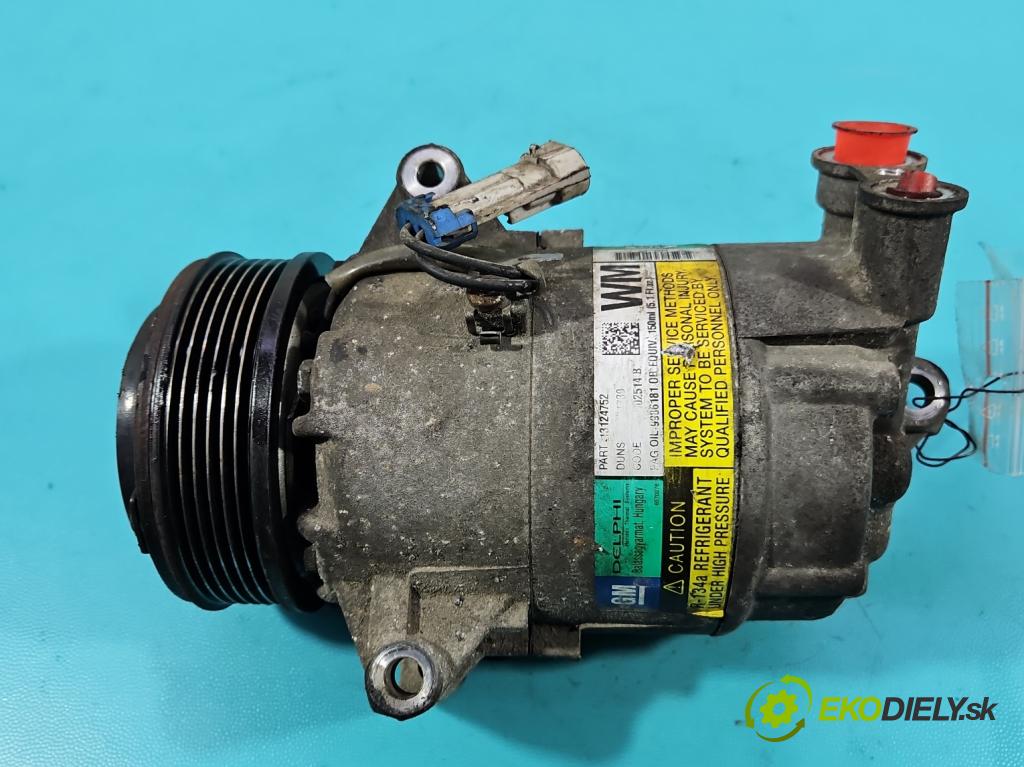 Opel Zafira B 2005-2014 1.9 CDTI 101 HP manual 74 kW 1910 cm3 5- Kompresor: klimatizácie 13124752 (Kompresor klimatizácie)