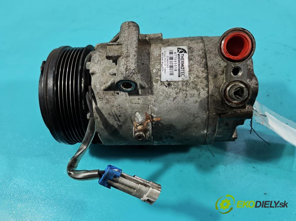 Opel Astra III 2004-2014 1.7 CDTI 80 HP manual 59 kW 1686 cm3 5- Kompresor: klimatizácie KTT095018 (Kompresor klimatizácie)