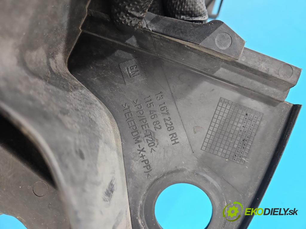 Opel Zafira B 2005-2014 1.9 CDTI 101 HP manual 74 kW 1910 cm3 5- torpédo 13142034 (Torpédo (plast pod čelným sklom))