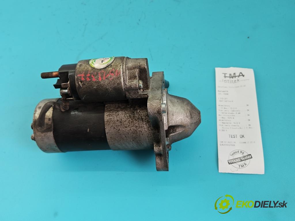 Opel Zafira B 2005-2014 1.9 CDTI 101 HP manual 74 kW 1910 cm3 5- štartér  (Štartér)