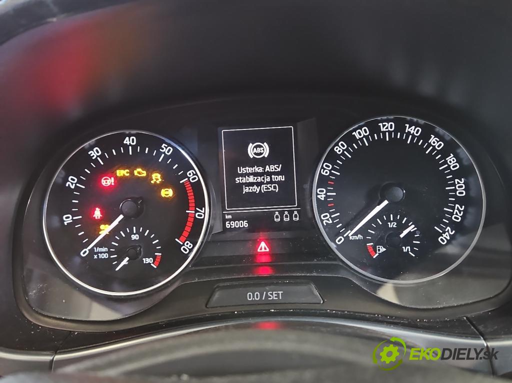 Skoda Fabia III 2014- 2021 1.2 TSI 110 HP manual 81 kW 1197 cm3 5- prístrojovka/ budíky 6V0920740B (Prístrojová doska)