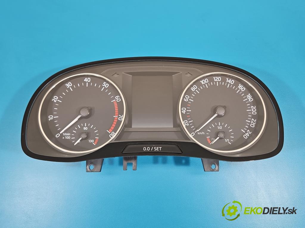 Skoda Fabia III 2014- 2021 1.2 TSI 110 HP manual 81 kW 1197 cm3 5- prístrojovka/ budíky 6V0920740B (Prístrojová doska)