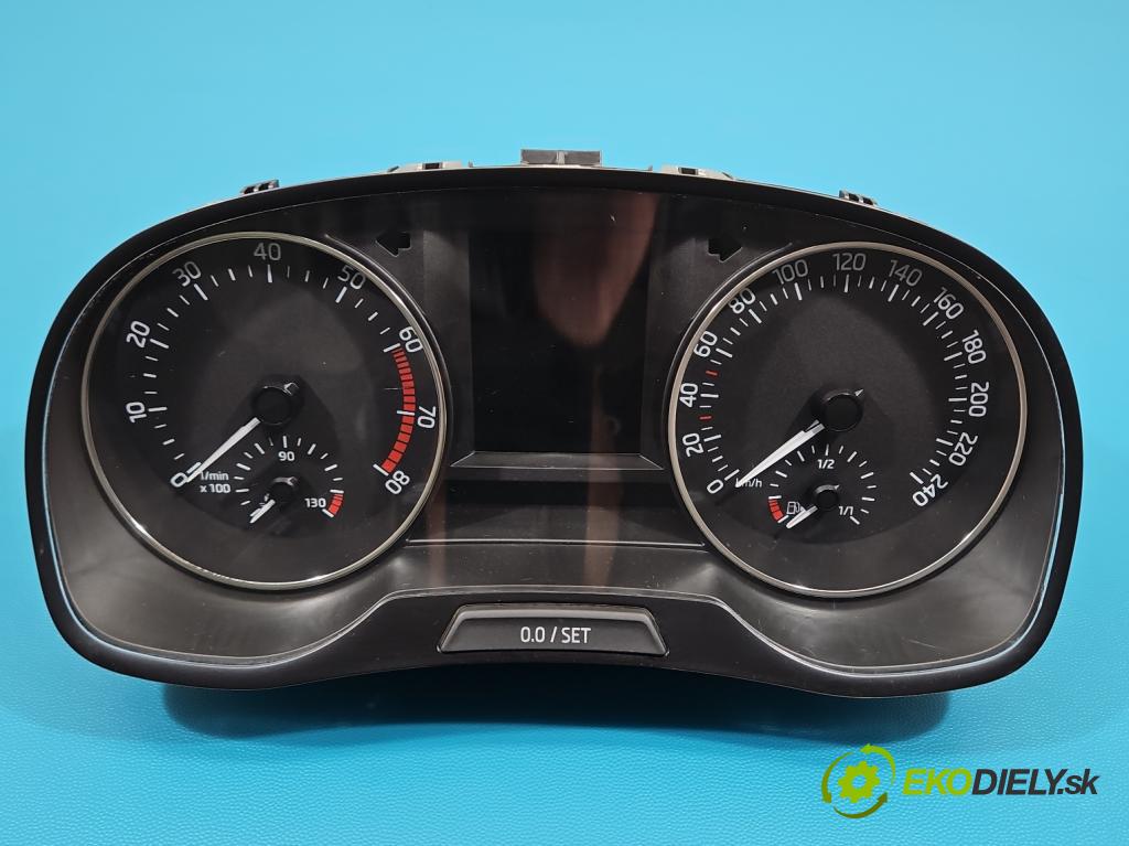 Skoda Fabia III 2014- 2021 1.2 TSI 110 HP manual 81 kW 1197 cm3 5- prístrojovka/ budíky 6V0920740B (Prístrojová doska)