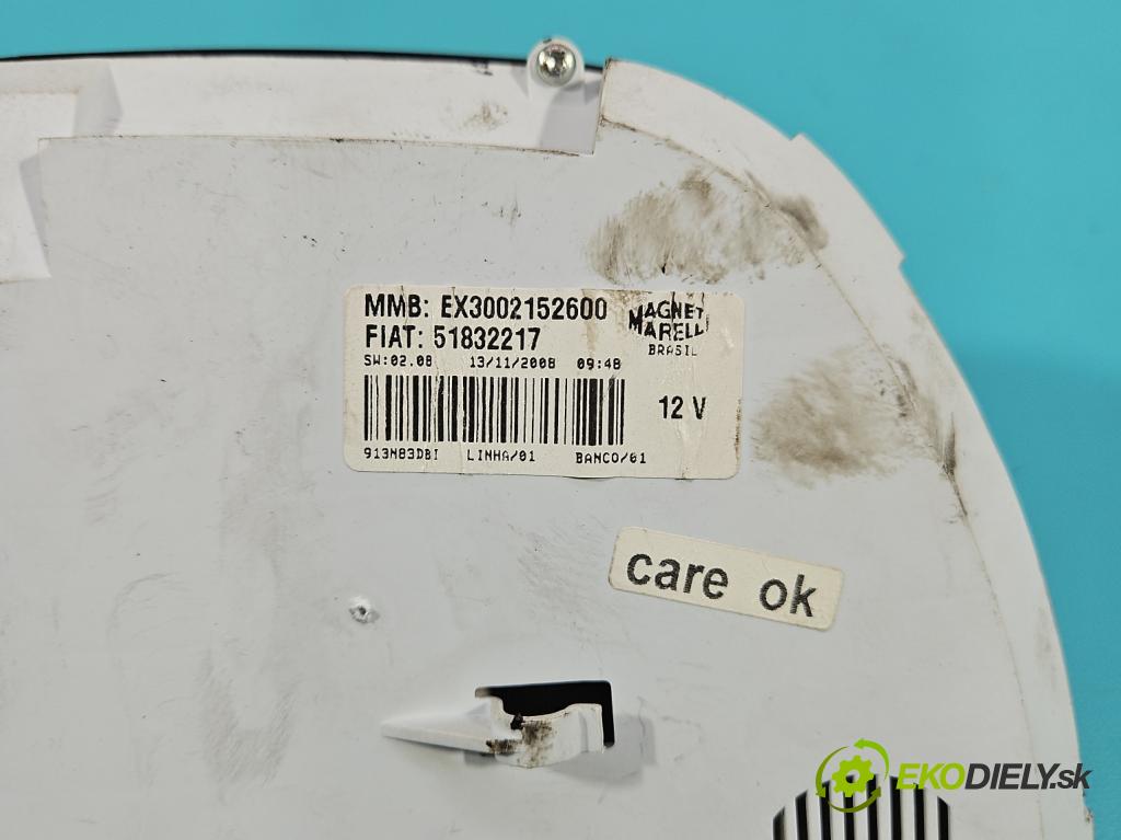 Fiat Linea 1.4 T 120 HP manual 88 kW 1368 cm3 4- prístrojovka/ budíky 51832217 (Prístrojová doska)