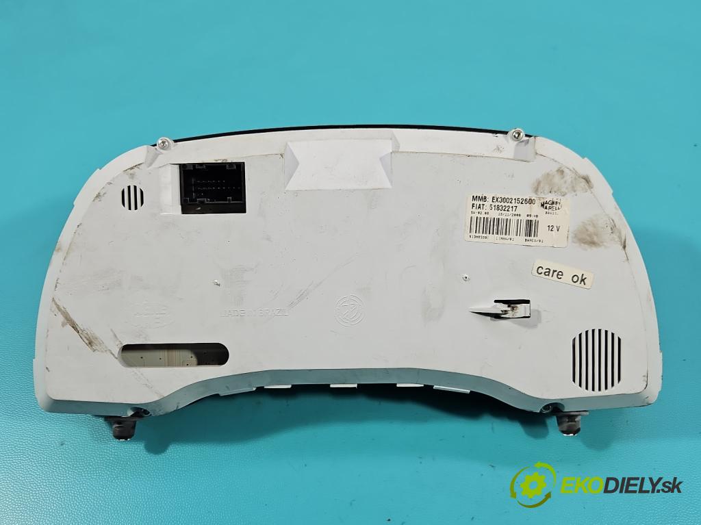 Fiat Linea 1.4 T 120 HP manual 88 kW 1368 cm3 4- prístrojovka/ budíky 51832217 (Prístrojová doska)