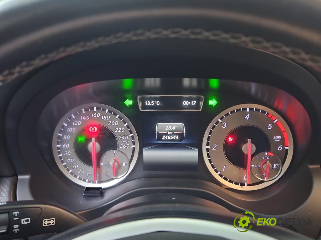 Mercedes A W176 2012-2018 1.5 CDI 109 HP manual 80 kW 1461 cm3 5- prístrojovka/ budíky 0263700338 (Prístrojová doska)