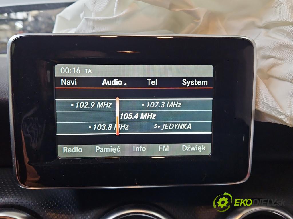 Mercedes A W176 2012-2018 1.5 CDI 109 HP manual 80 kW 1461 cm3 5- Zobrazit: A2469001206 (Prístrojová doska)